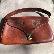 Meeker Genuine Steerhide Brown Purse Vintage Handbag