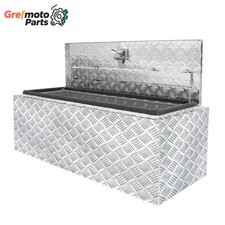 48 X17x18 Aluminum Pickup Truck Trunk Bed Tool Box Trailer Storage