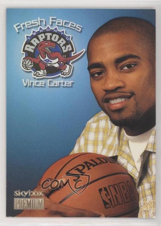 1998-99 Skybox Premium Fresh Faces Vince Carter #2FF Rookie RC HOF 0ls