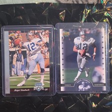 Upper Deck Roger Staubach Dallas Cowboys NFL Legends Cards #2 #88 2005 Lot