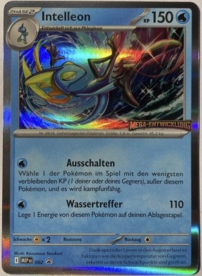 Pokemon Intelleon PROMO | Deutsch MEP DE 002 Mega-Entwicklung | Near Mint