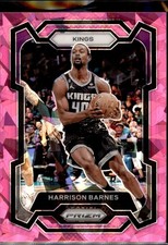 2023-24 Panini Prizm #221 Harrison Barnes Prizms Pink Ice Sacramento Kings