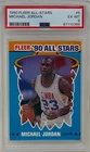 Michael Jordan 1990 Fleer All Stars Chicago Bulls NBA Basketball Card #5 PSA 6
