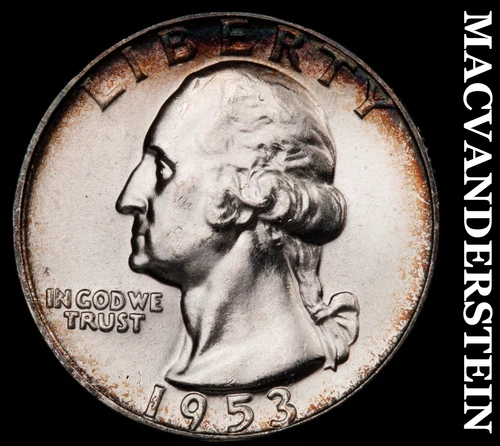 1953 Silver Washington Quarter - Choice Gem Brilliant Unc  Lustrous  #i6461