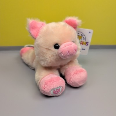Build A Bear Mini Bohnen Schwein Plüschtier Stofftier Neu mit Etikett