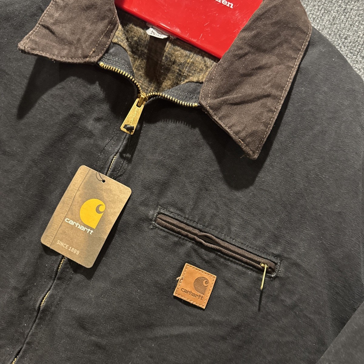 ジャケット・アウター 00's Carhartt Detroit Jacket J97BLK BNWT Vintage 00's Carhartt Detroit Jacket J97 BLK Black Men's Size