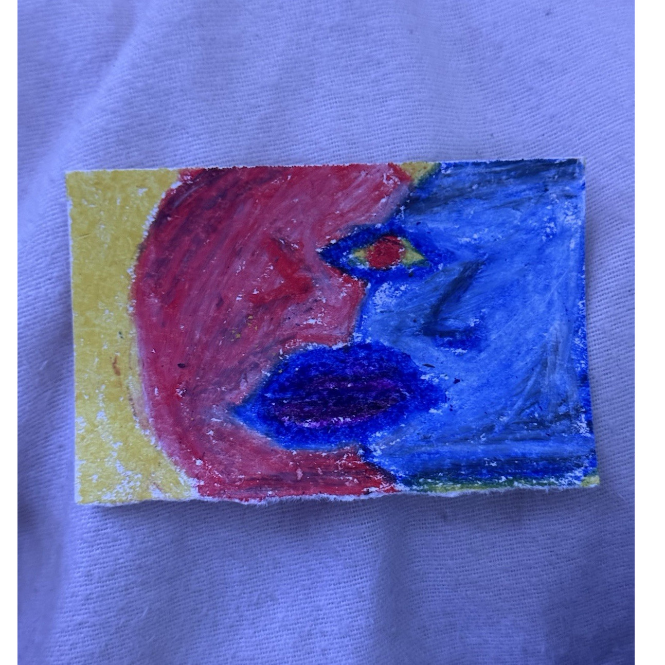 Pastels Aceo Signed On Paper Unframed