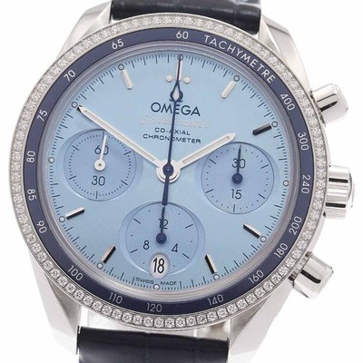OMEGA SPEEDMASTER 324.38.38.50.03.001 38mm SS Blue Men's Watches Fashion