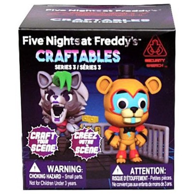FNAF Security Breach: Craftables Series 3 - 1 Random Figure