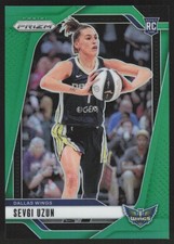 2024 Panini Prizm WNBA #92 Sevgi Uzun Green Prizms