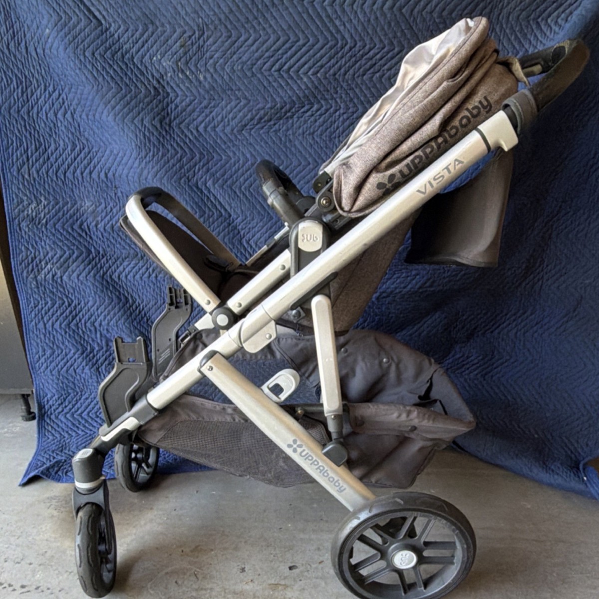 uppababy vista bassinet and seat
