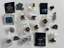 21 NHL Hockey Pins - LOT - All Star Games, Stanley Cup NHL Officials World Cup