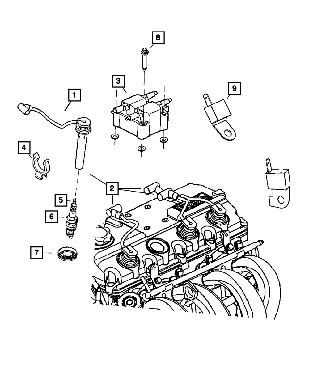 Genuine Mopar Spark Plug 68307021AA