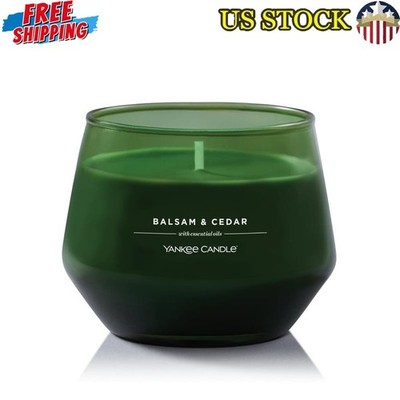 Balsam Cedar Scented Candle Premium Soy Wax Long Lasting Fragrance 40-65hrs New