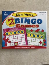 Carson Dellosa Education Sight Words 2 Bingo Board Games