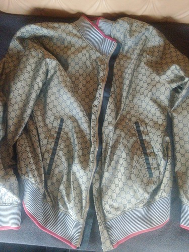 Gucci GG Logo Men's Oversized Technical Jersey Jacket size 58 - Foto 9 di 19