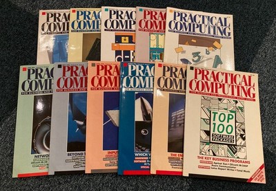 Praktische Computerzeitschriftensammlung Band 9 x 11 Ausgaben (1986)