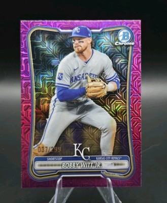2026 Bowman Chrome Bobby Witt Jr. Fuchsia Mojo Refractor #25 /299 Royals
