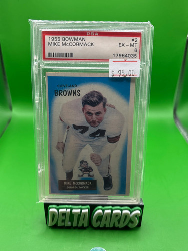 Mike McCormack #2 1955 Bowman card