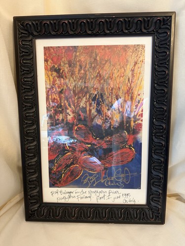 Signed Chihuly Lithograph ‘Over Venice Nuutajarvi Finland’ Dale Chihuly 21”x15” - Picture 2 of 8