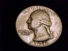 1936-D Washington Quarter,  Fine Grade