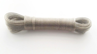 40-80 m Stahlkern Wäscheleine Seil strapazierfähig Klammer Wäsche Outdoor Wäsche Leinen