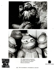 1990 NEW LINE CINEMA - TEENAGE MUTANT NINJA TURTLES  -  PROMO PHOTO