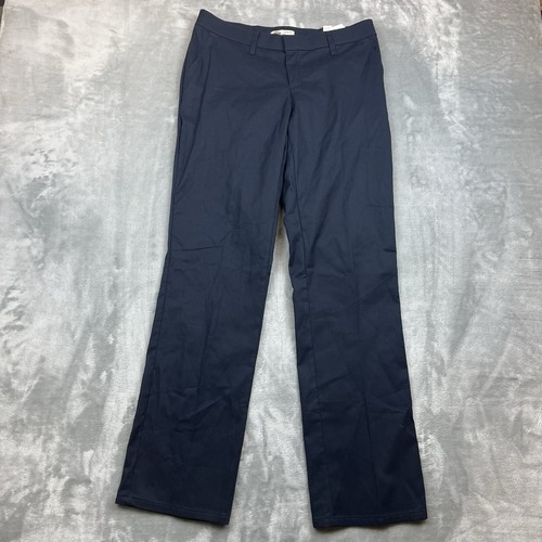 NWT Dickies Pants Women Size 6R Blue Flex Twill Crafted for Women