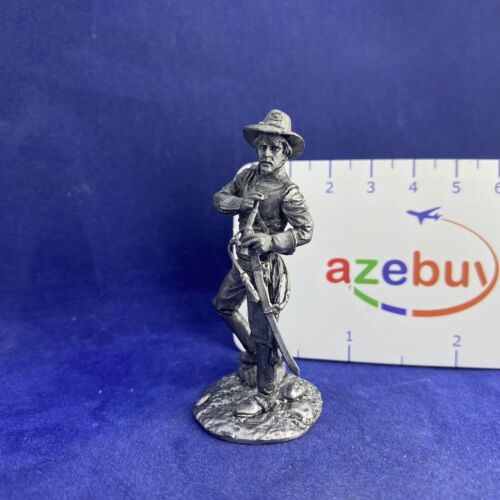 Northern Cavalry Officer 19th Century 1/32 Scale Unpainted Tin Figure - Bild 2 von 12