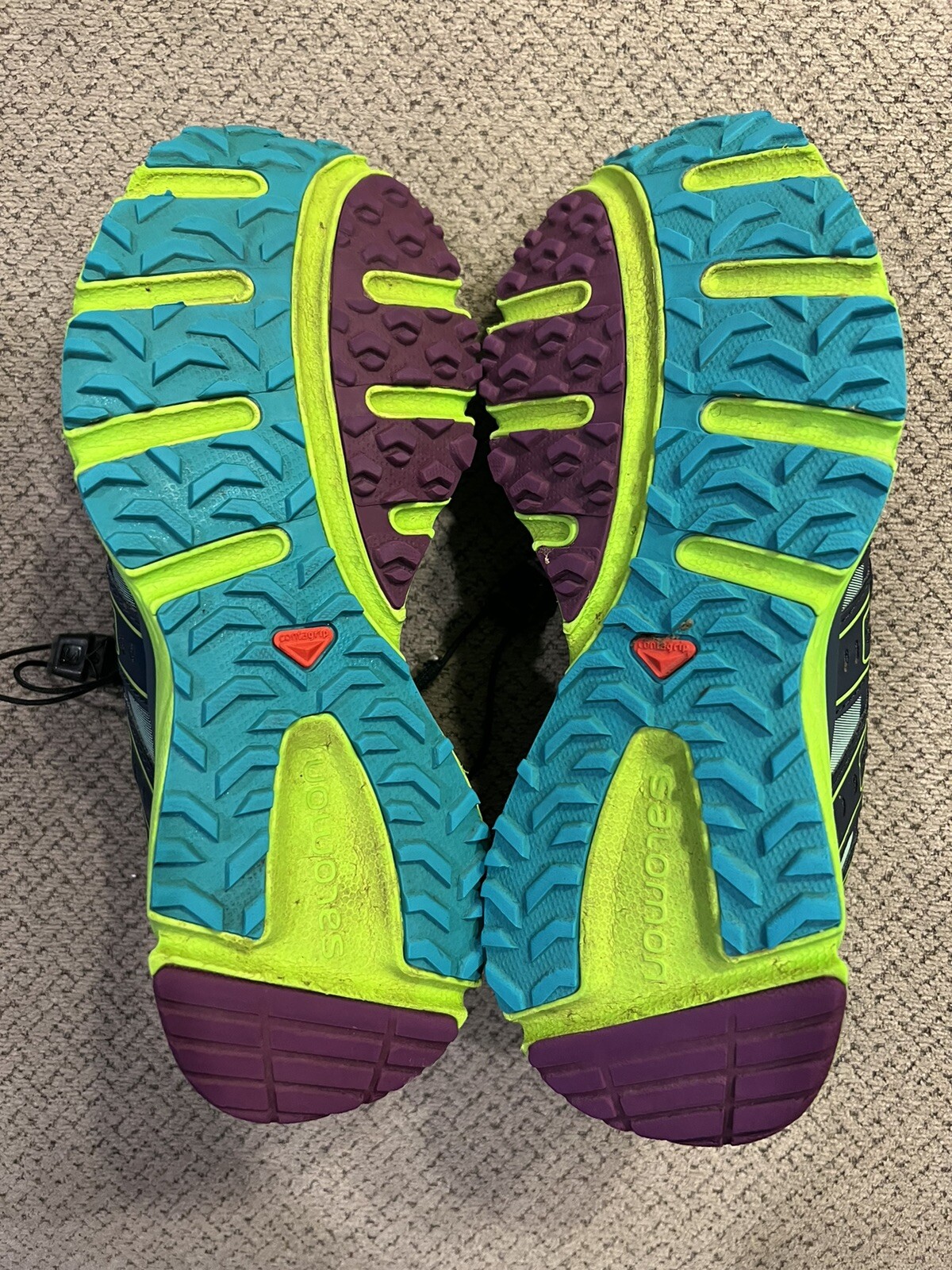 Salomon XMission 3 Women's Trail Running Shoes Teal Multicolor 171383