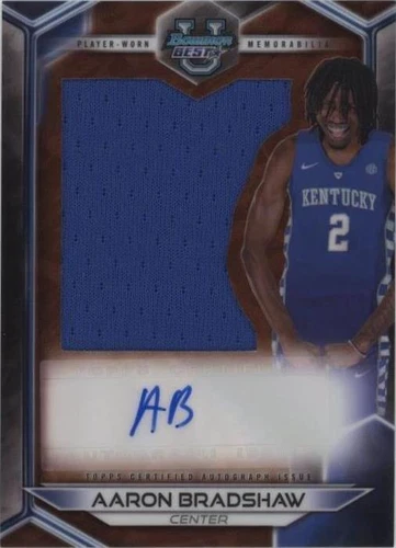 2023-24 Bowman University Best - Aaron Bradshaw #PJR-AB