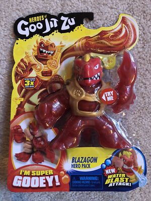 Heroes of Goo Jit Zu Blazagon Super Gooey Hero Pack BRAND NEW CARDED