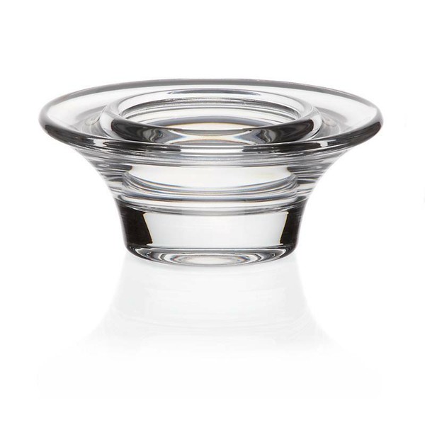 Kerzenhalter KerzenstäNder Rund 4.5 Cm Glas Bleikristall Stabkerze Spitzkerze-image