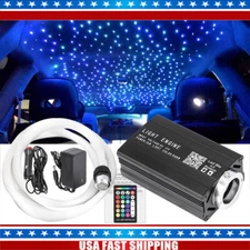 1000pcs Home Car Headliner Star Light kit Roof Twinkle Ceiling Light Fiber Optic