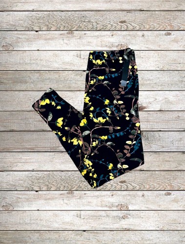 Women’s Leggings Depot Fall Floral Print Plus Size 3X-4X NWT Extra Stretchy