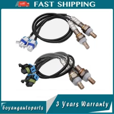 4PCS Up+Down Oxygen Sensor For 2003-06 Hummer H2 6.0L & GMC Sierra 1500 6.0L V8