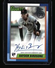 2025 Topps Series 1 - 1990 Topps Baseball Autograph Hayden Birdsong 90A-HB