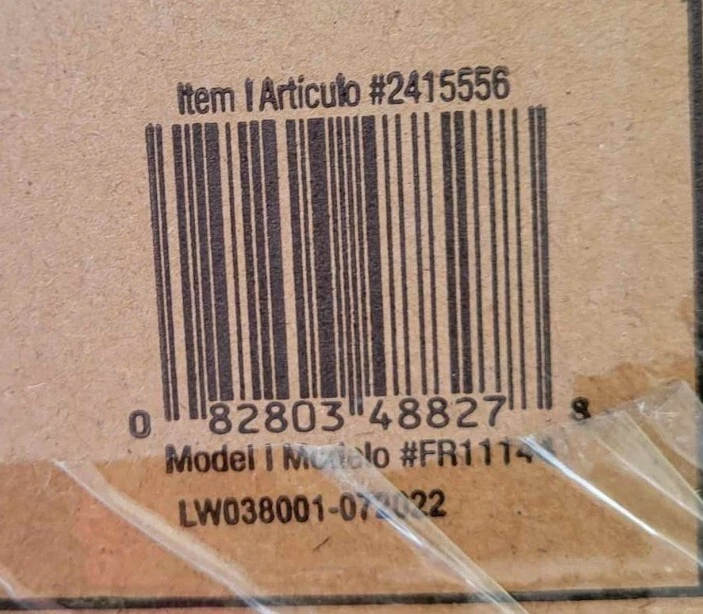 NEW Allen Roth Cahill Accent Table Gray Finish 2415556