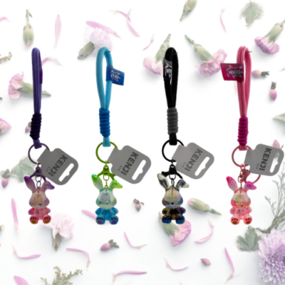 Kenji Mima Transparent Rabbit Keyring | eBay UK