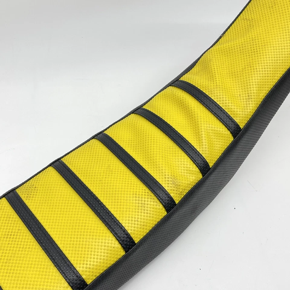 Suzuki DRZ400S DRZ 400 2013 asiento del conductor delantero sillín agarre asiento amarillo Foto 3 de 4