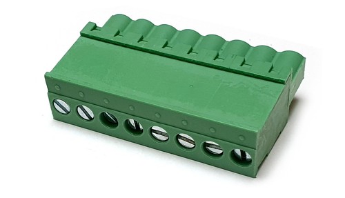 Grün PCB Klemmenblock Rampen Stecker 5,08 mm Steckschraube 6 PIN - Bild 1 von 4