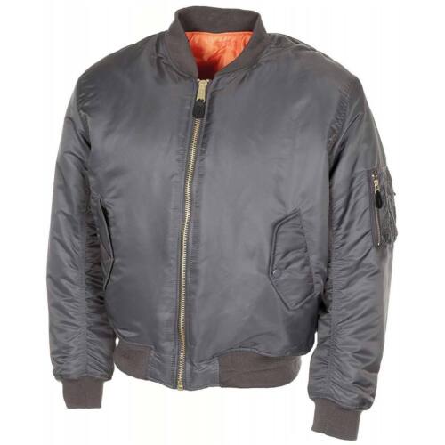 MFH US MA1 Flight Bomber Jacket Reversible Mid-Weight Air Force Security Casual - Picture 11 of 13