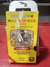Pound Puppies VHS Golden Book Video Tape 3 Stories 1986