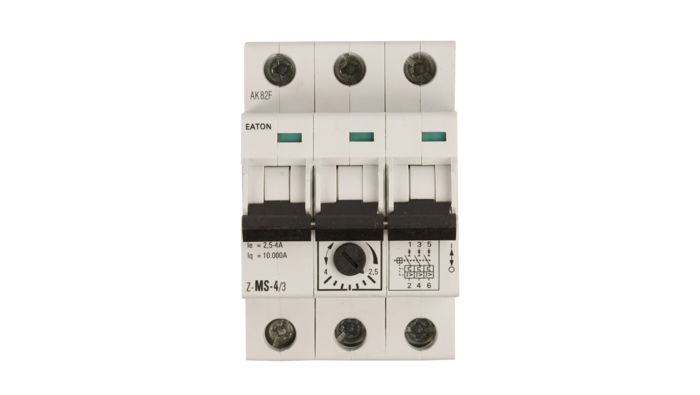 Motor circuit breaker 3P 1.5kW 2.5-4A Z-MS-4.0 / 3 248409 /T2UK