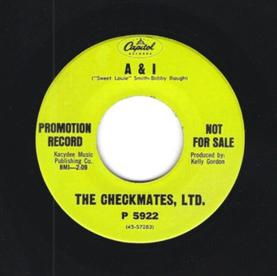 NORTHERN  SOUL 45  Checkmates, LTD.  Capitol  5922  *promo*