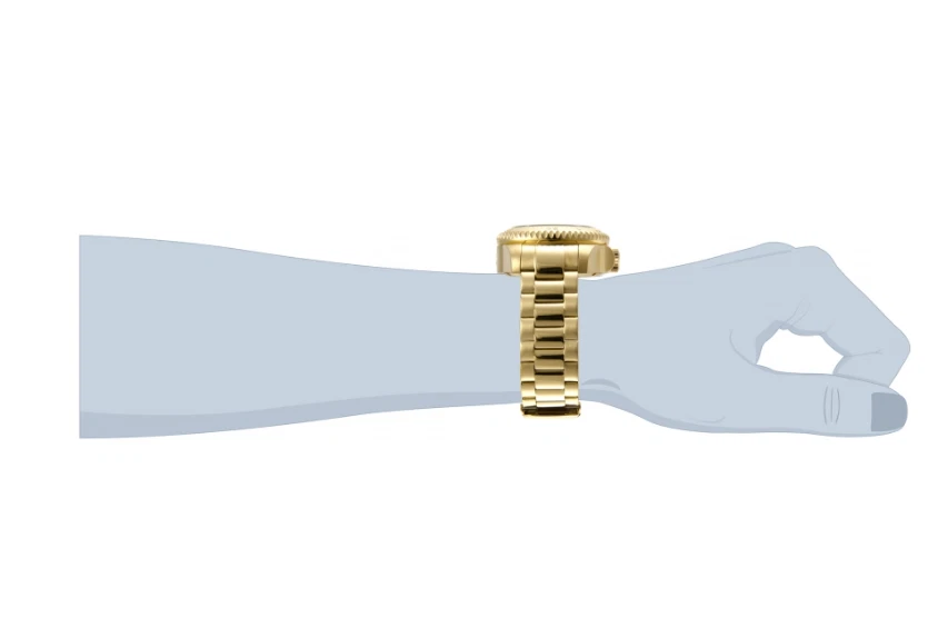 Reloj invicta dorado para hombre 52 mm RARO Hydromax RESERVA (LEER DESCRIPCIÓN) Foto 4 de 4