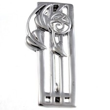 Sterling Silver Charles Rennie Mackintosh Brooch & Gift Box