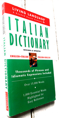 Basic Italian Dictionary Living Language Staff Best seller Paperback