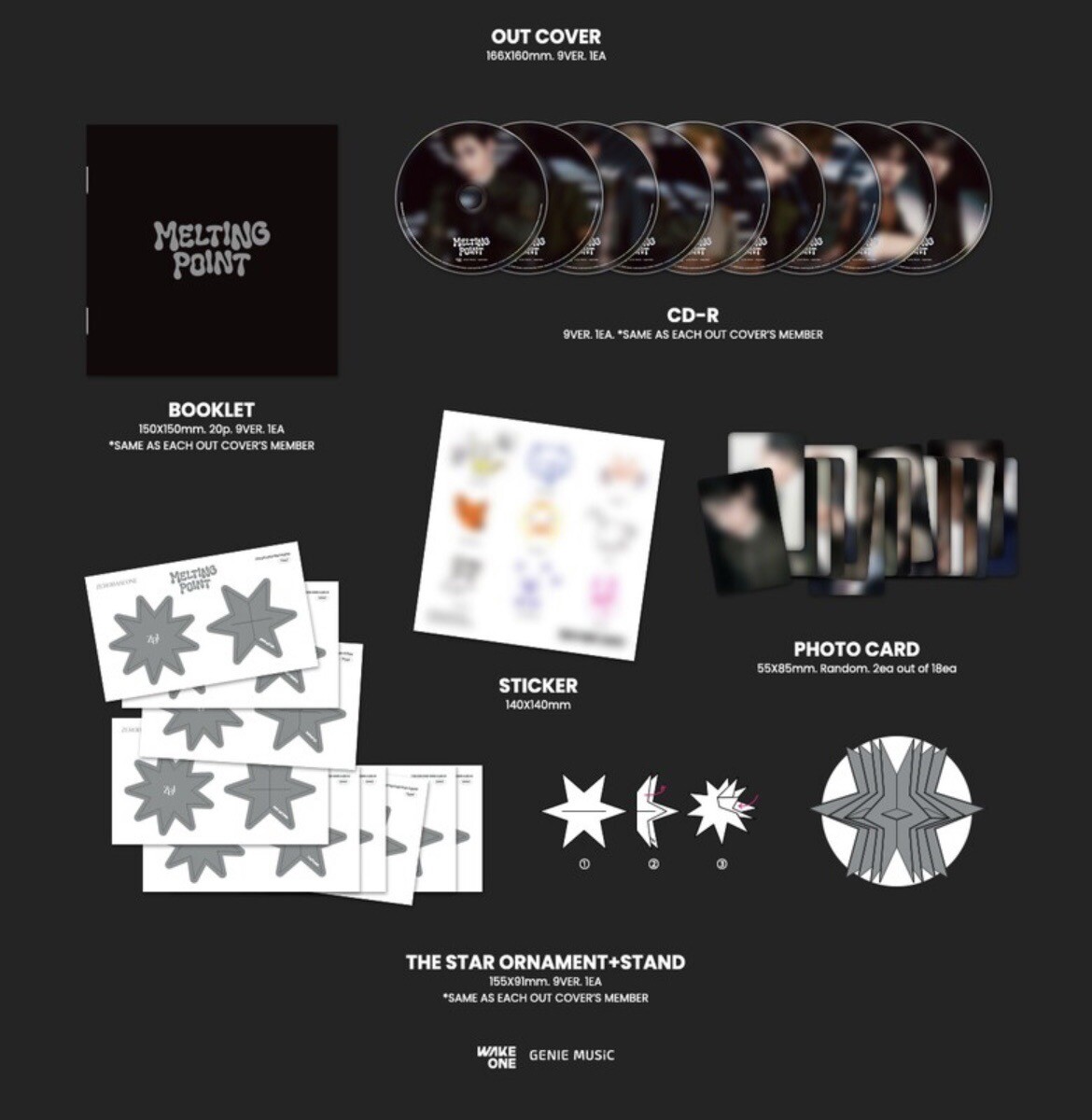 Melting Point-Random Cover-Random Cover Incl. Booklet, 2