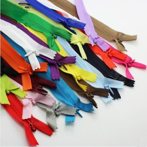 Colourful Handmade Close End Nylon Invisible Zippers pillow skirt Sewing tools - Photo 1/24